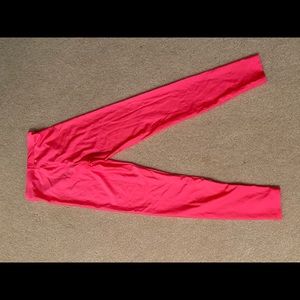 American apparel hot pink leggings